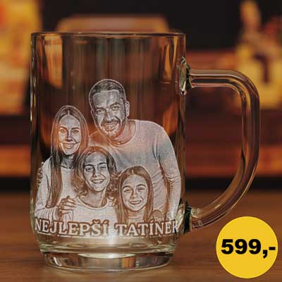 Originální dárkový půllitr s fotkou