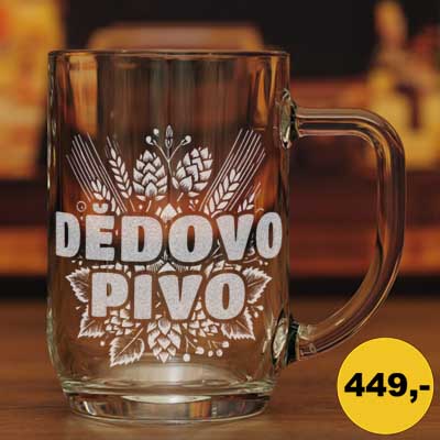 Originální dárkový půllitr pro dědečka